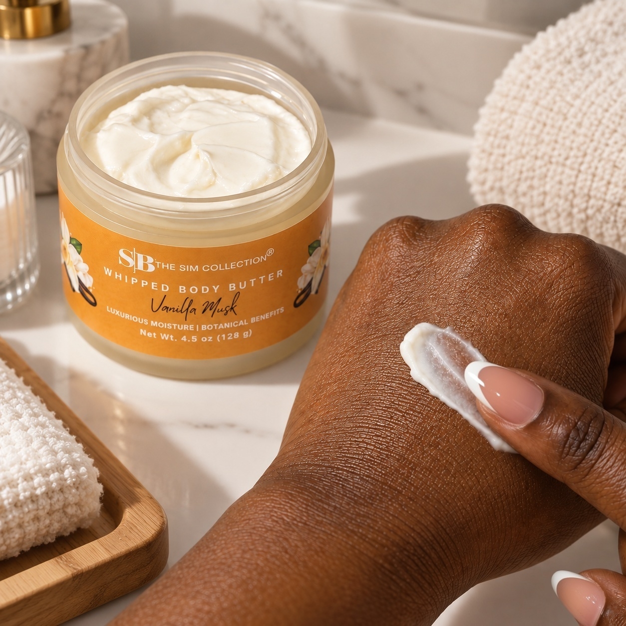 Vanilla Musk Whipped Body Butter 4.5 oz - Image 3