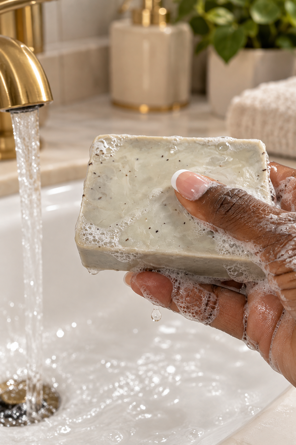 Green Tea + Charcoal Clarifying Bar Soap - Image 7